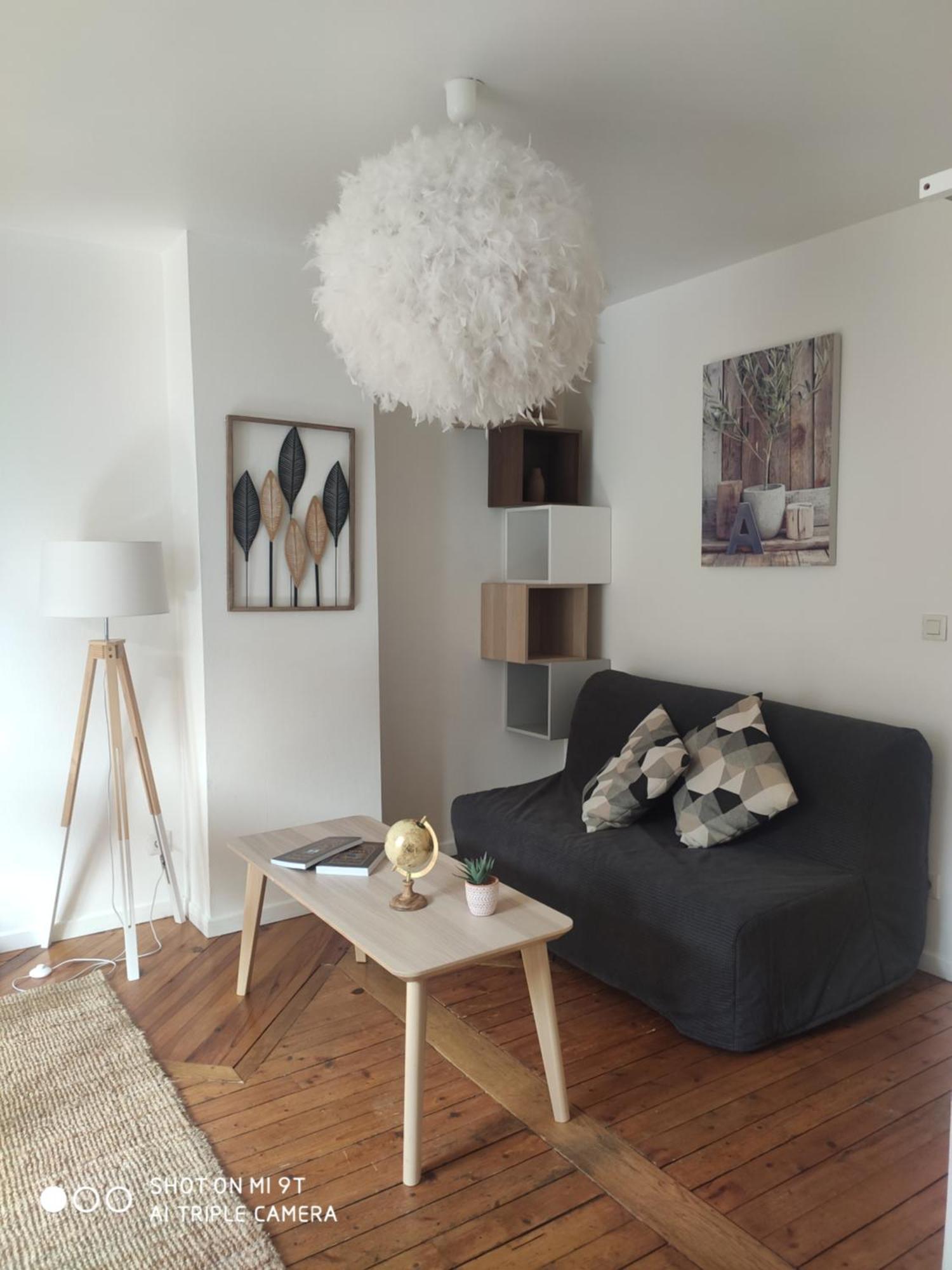 Apartament Chaleureux T2 Au Style Vintage - Rue Gratuite Amiens Zewnętrze zdjęcie