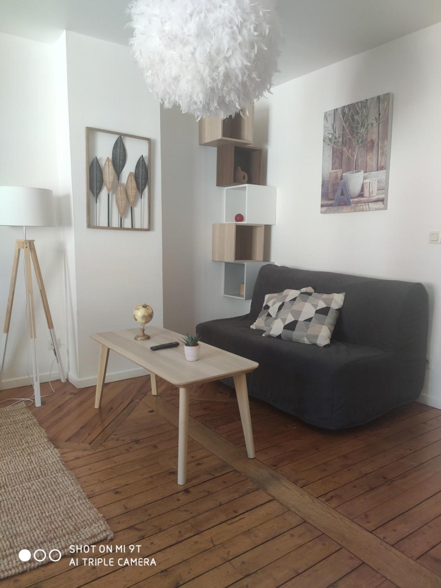 Apartament Chaleureux T2 Au Style Vintage - Rue Gratuite Amiens Zewnętrze zdjęcie