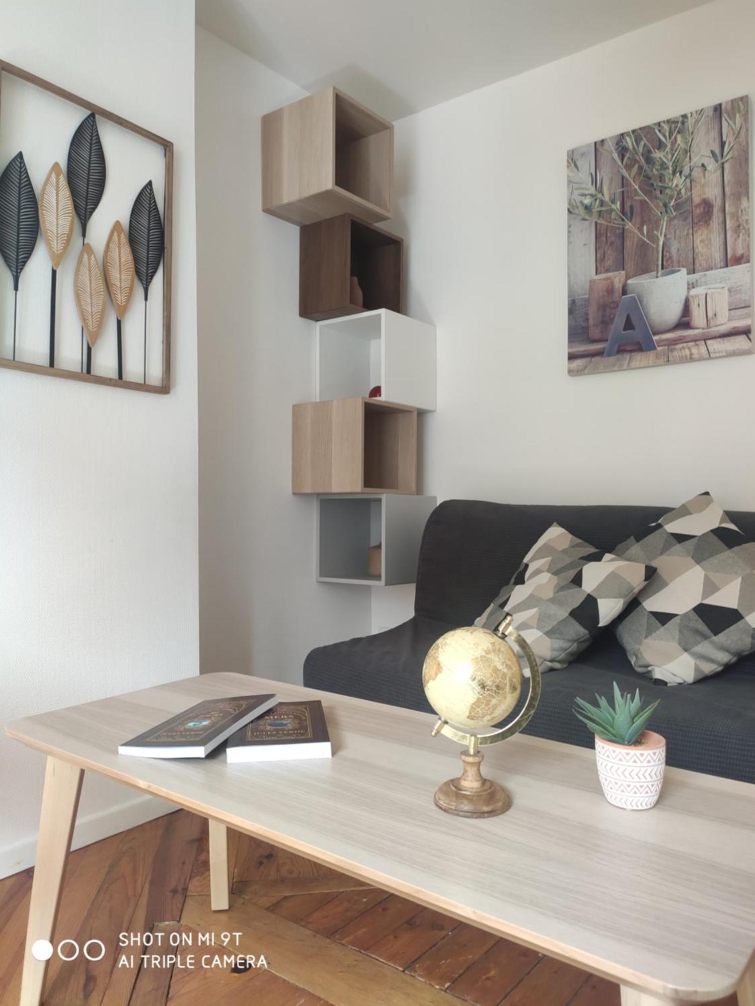 Apartament Chaleureux T2 Au Style Vintage - Rue Gratuite Amiens Zewnętrze zdjęcie